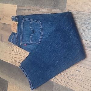 Levi's 505 MEN JEANS Size 36 x30 Straight Like New